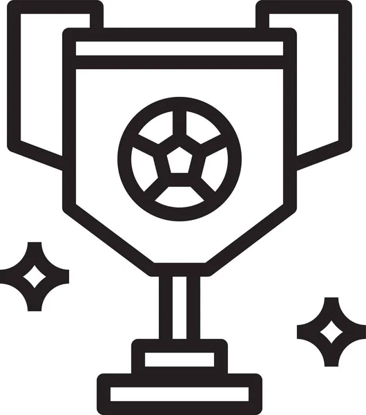 Award Cup Sport Icon Outline Style — Stock Vector