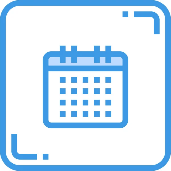 Calendario Calendario Data Icona — Vettoriale Stock