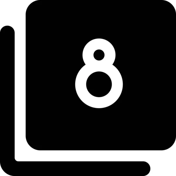 Filter Seiten Pagination Symbol Solidem Stil — Stockvektor