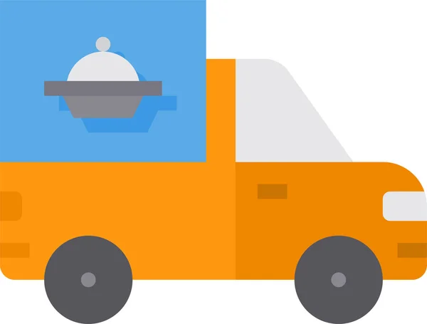 运送食品运输图标在航运 履行类 — 图库矢量图片