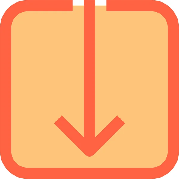Arrow Interface Icon Flat Style — Stock Vector