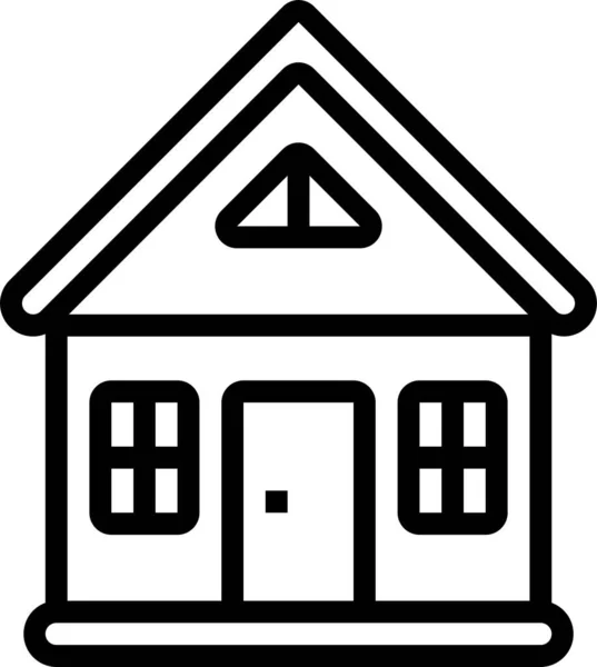 Huis Woning Pictogram — Stockvector