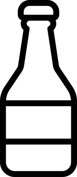 Μπουκάλι Τροφίμων Εικονίδιο Ποτών — Διανυσματικό Αρχείο
