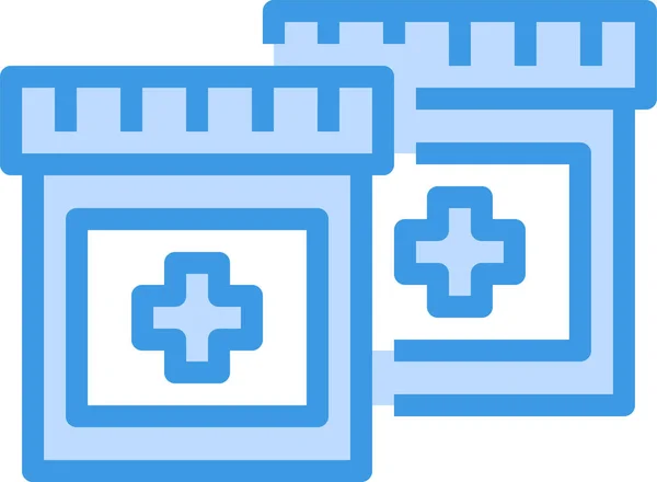 Medikamentöse Medizinische Ikone Der Kategorie Krankenhäuser Gesundheitswesen — Stockvektor