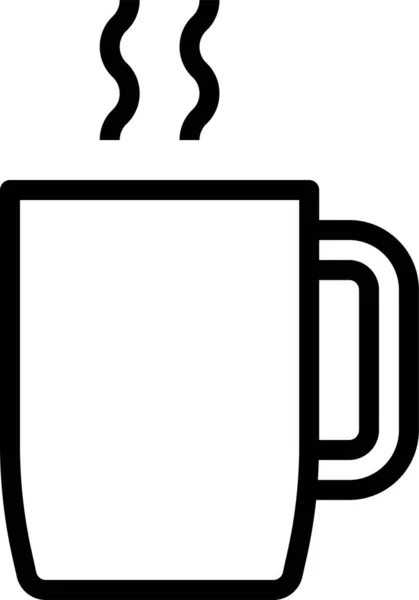 コーヒーカップマグカップのアイコン — ストックベクタ