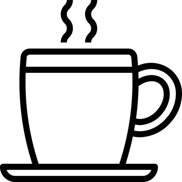 コーヒーカップマグカップのアイコン — ストックベクタ