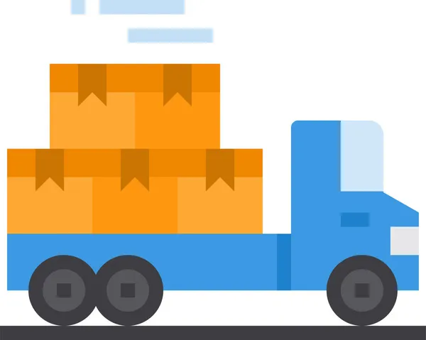 集装箱运输物流图标 — 图库矢量图片