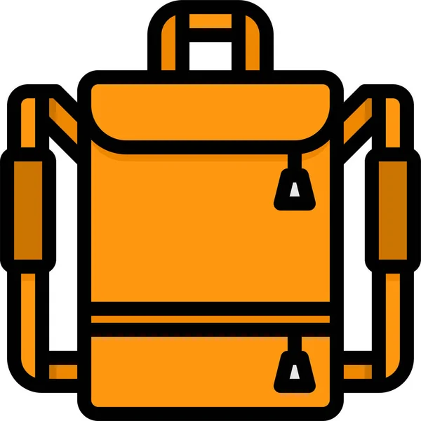 Backpack Bag Bags Icon — Stock Vector