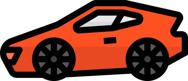 Coche Carreras Icono Del Coche — Vector de stock