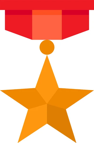 Μετάλλιο Βραβείο Σήμα Εικονίδιο — Διανυσματικό Αρχείο