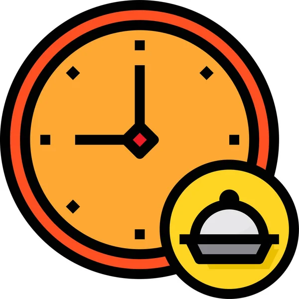 Icono Entrega Fecha Del Reloj Categoría Envío Entrega Cumplimiento — Vector de stock