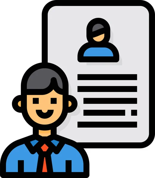 Application Document Jobs Icon — Stock Vector
