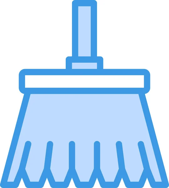 Ikona Sprzątania Sprzętu Gospodarstwa Domowego Kategorii Dom Rodzinny — Wektor stockowy