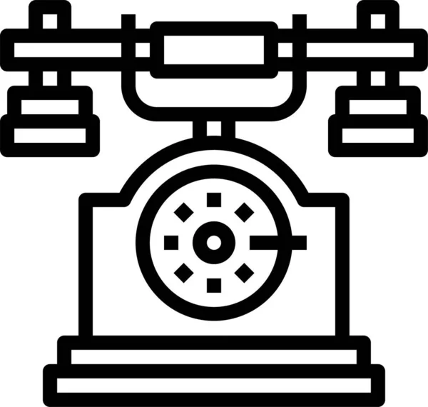 Τηλέφωνο Κλήση Ρετρό Εικονίδιο Στην Κατηγορία Ηλεκτρονικών Συσκευών Συσκευών — Διανυσματικό Αρχείο