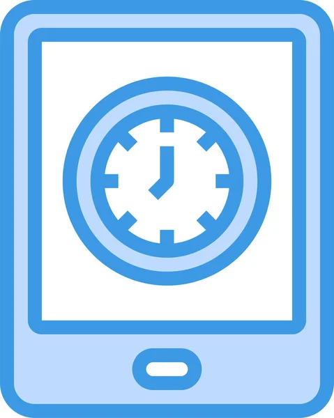Horario Gestión Icono Tiempo — Archivo Imágenes Vectoriales