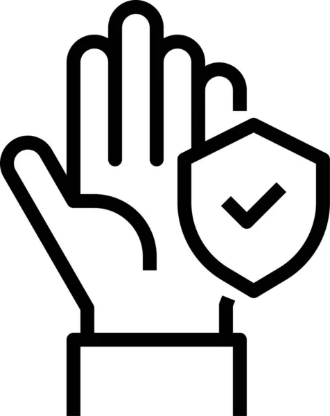 Чистий Іконка Гігієни Руки Категорії Лікарні Охорона Здоров — стоковий вектор
