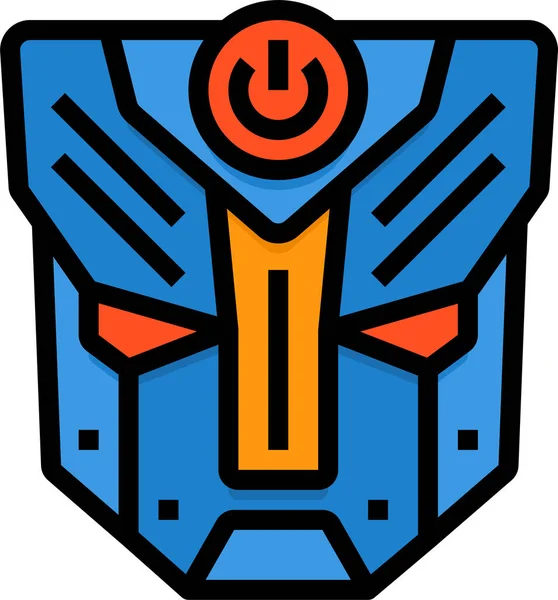 Robot Robotics Artificial Icon — Stock Vector