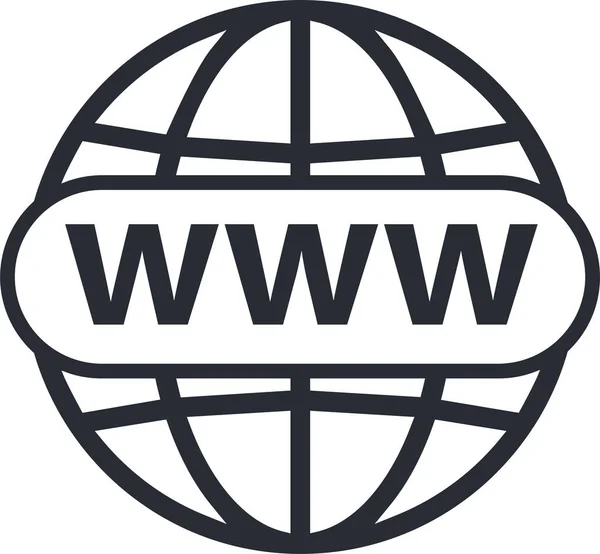 Комп Ютерний Інтернет Веб Іконка Комп Ютерній Апаратній Категорії — стоковий вектор