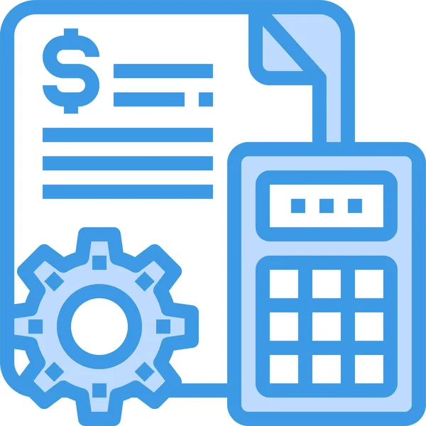 Calculator Management Budget Icon — Stock Vector