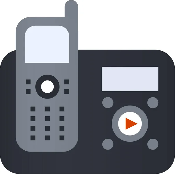 Comunicación Teléfono Mensaje Icono — Archivo Imágenes Vectoriales