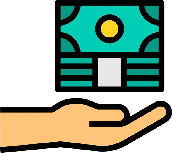 Εικονίδιο Δανείου Χρήματος Εσόδων — Διανυσματικό Αρχείο