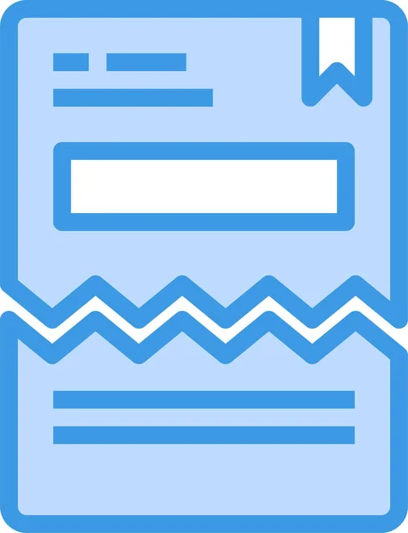 Icône Fichier Document Affaires Dans Catégorie File Folder — Image vectorielle