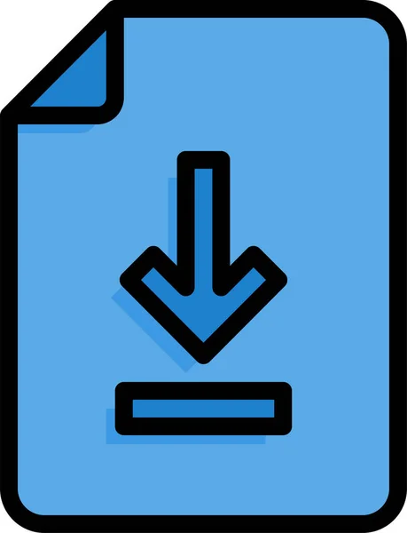 Télécharger Fichier Document Icône — Image vectorielle