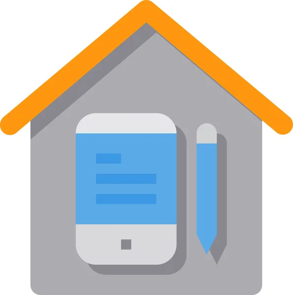 Sur Bloger Home Icon — Image vectorielle