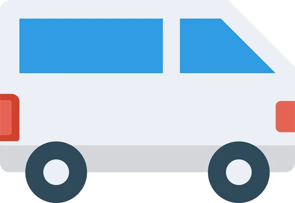 Значок Вантажного Транспорту Плоскому Стилі — стоковий вектор