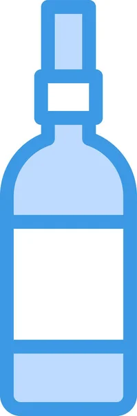Пляшковий Напій Скляна Іконка — стоковий вектор