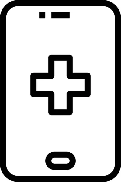 Ambulance Volání Nouzové Ikony Nemocnicích Kategorie Zdravotní Péče — Stockový vektor