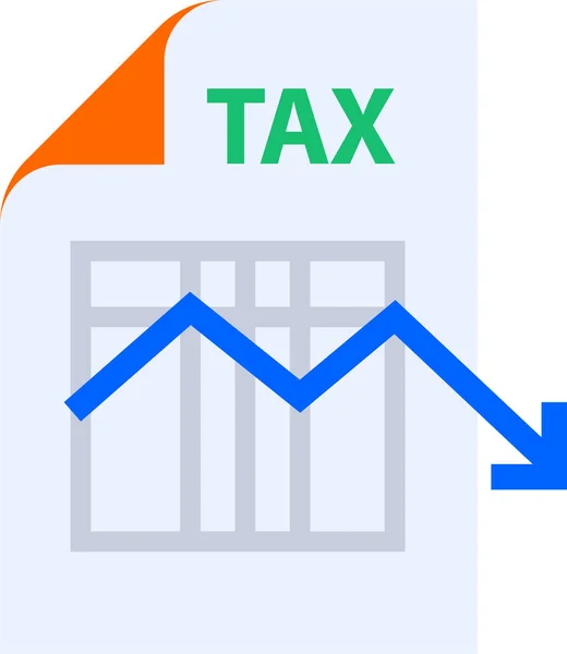 Finances Fiscales Icône Argent — Image vectorielle
