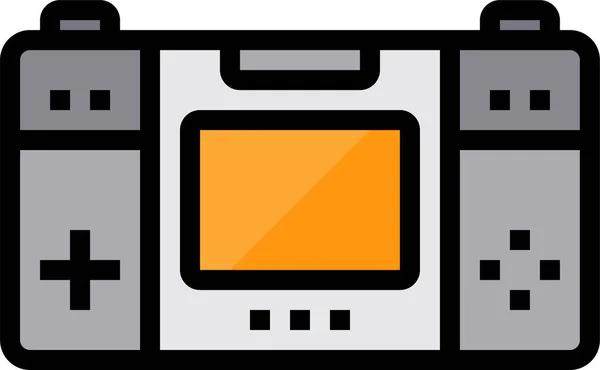 Controlador Gadget Icono Del Juego Categoría Dispositivos Electrónicos Electrodomésticos — Vector de stock