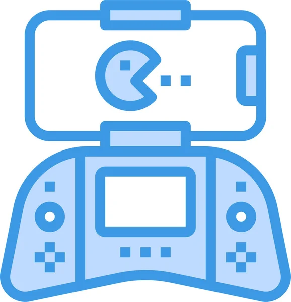 Controller Hra Gamepad Ikona Mobile Devices App Kategorii — Stockový vektor