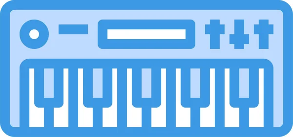 Dispositif Icône Gadget Électronique Dans Style Contour Rempli — Image vectorielle