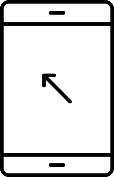 Apparaatgadget Mobiel Pictogram Categorie Elektronische Apparaten — Stockvector