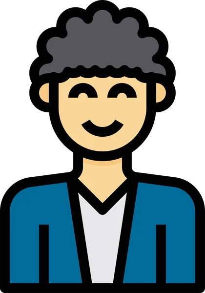 Avatar Man Young Icon — Stock Vector