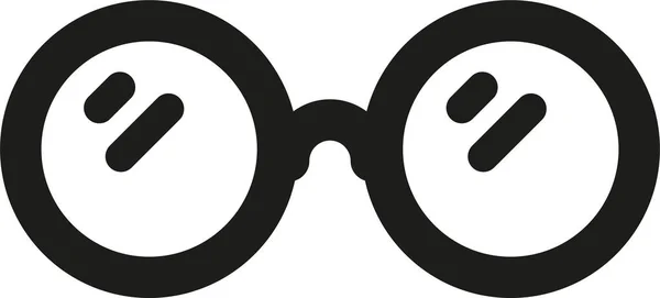 Brille Brillensymbol Umrissstil — Stockvektor