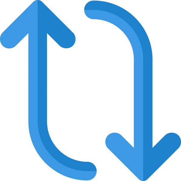 Repeat Loop Refresh Icon — Stock Vector