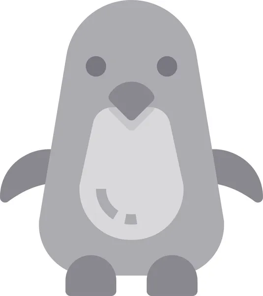Pinguino Animale Oceano Icona — Vettoriale Stock