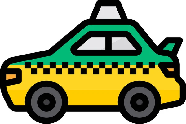 Taxi Car Cab Icon — Stock Vector