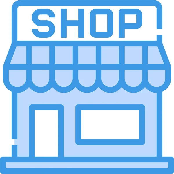 Shop Store Online Icon — Stock Vector