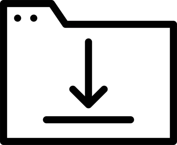 Иконка Файла Архива Стиле Наброска — стоковый вектор