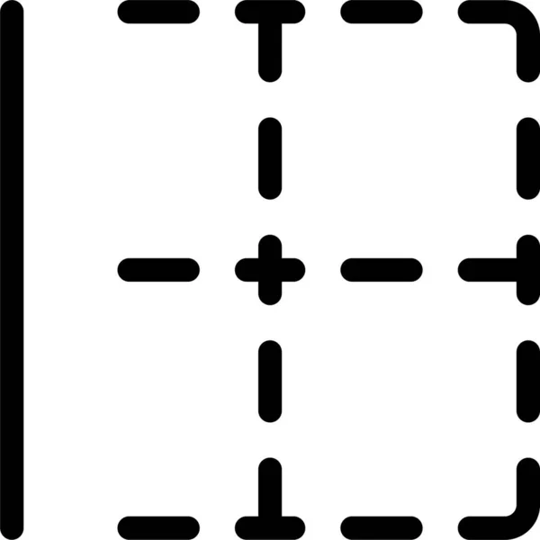 边框格式图标 轮廓样式 — 图库矢量图片
