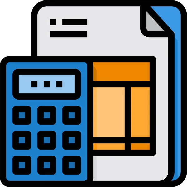 Ikona Kalkulatora Papers — Wektor stockowy