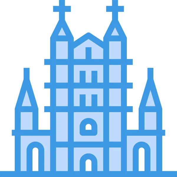 Icono Catedral San Bravo — Archivo Imágenes Vectoriales
