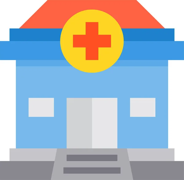 Ikon Kesehatan Apotik Perawatan Dalam Gaya Datar - Stok Vektor