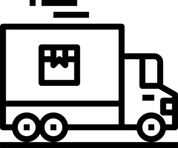 Livraison Logistique Icône Expédition — Image vectorielle