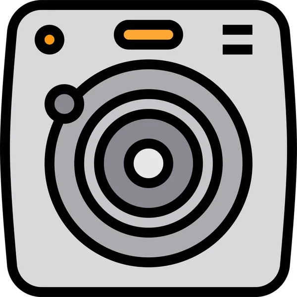 Camera Gadget Image Icon Electronic Devices Appliances Category — Stock Vector