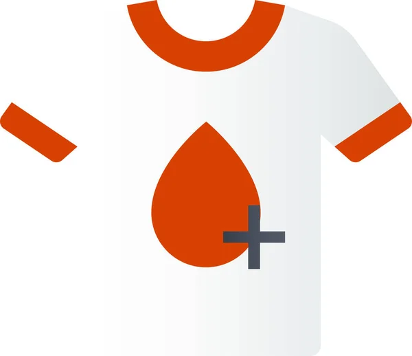 Donación Sangre Icono Médico — Vector de stock